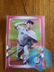 2021 Topps Chrome Masahiro Tanaka #131 Magenta 117/399 Yankees